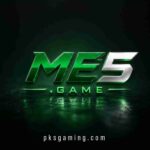 ME5.GAME mobile gaming app dashboard with rewards, login, and game features.