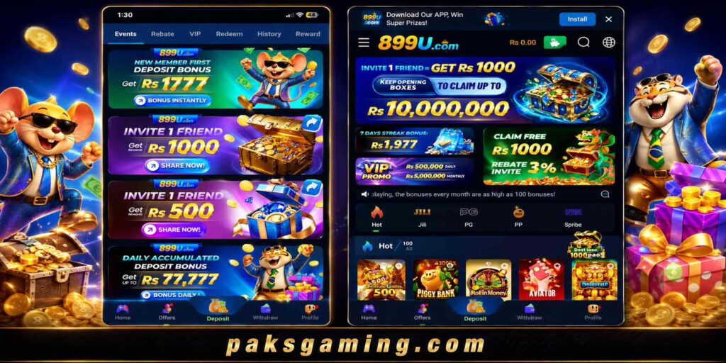 899U.com online gaming platform homepage with mobile-friendly interface and digital entertainment features.