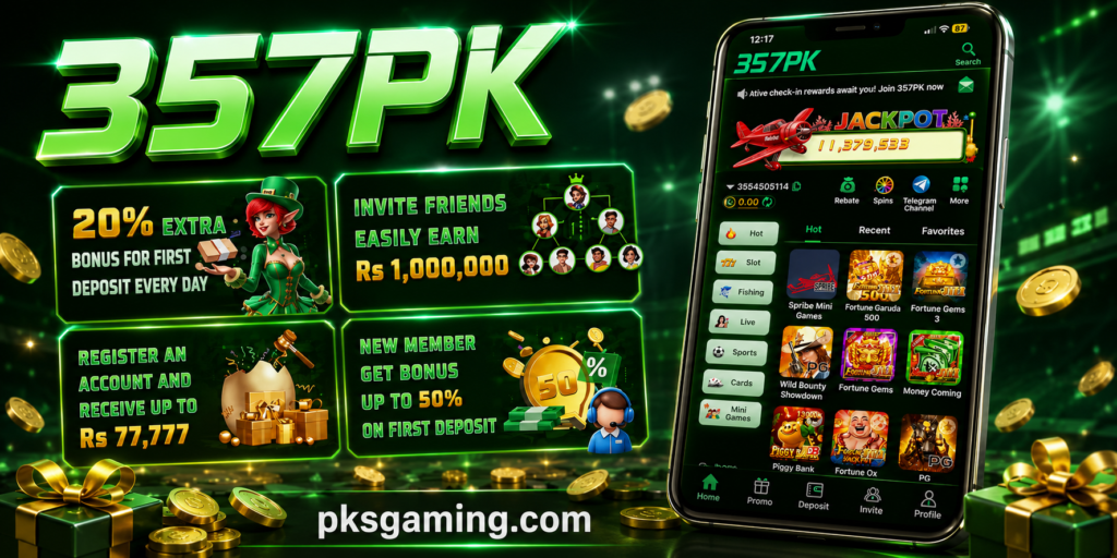 357PK website interface and online gaming platform guide